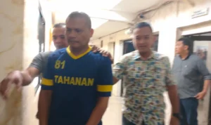 JJA (45) tega membunuh tetangganya karena Nasi uduk. Rubiakto/JE