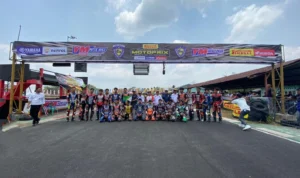 BPJS Ketenagakerjaan Lindungi Pembalap Kejurnas Motoprix 2023 Region B
