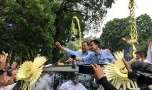 Naik Bus Red White Star hingga Mobil Taktis Maung, Prabowo-Gibran Resmi Jadi Calon di Pilpres 2024