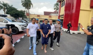 Pelaku (T) telah diamanakan oleh pihak Polresta Bandung.