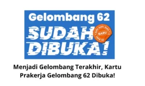 Kartu Prakerja Gelombang 62