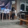 Milenial PAN Jawa Barat mendorong Erick Thohir jadi Cawapres Ganjar Pranowo atau Prabowo Subianto saat ngobrol pintar (ngopi) bareng para milenial dan generasi muda di Kafe Third Space di Jalan A. Yani, Kota Bandung, Rabu 11 Oktober 2023.