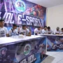 Komunitas Ojol Ganjar mengadakan turnamen Mobile Legends untuk menjaga kesolidan dan kekompakan Driver Ojol di Jalan Mandor Besar, Kelurahan Rangkapan Jaya, Kecamatan Pancoran Mas, Kota Depok, Rabu (11/10).
