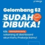 Kartu Prakerja Gelombang 62