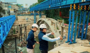 Balok Girder Jembatan Otista Sudah Terpasang, Pemkot Bogor Pastikan Pembangunan Rampung Desember 2023
