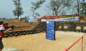 Ratusan Peserta Adu Ketangkasan pada Kejurnas Tembak Reaksi IPSC Level II di Brimob Cirebon
