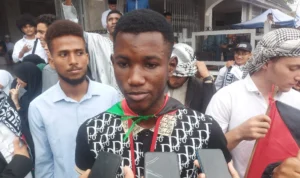 Tak Hanya Warga Sekitar, WNA Ikut Ramaikan Aksi Sukabumi Peduli Palestina
