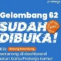 Kartu Prakerja Gelombang 62 Sudah Dibuka, Segera Gabung dan Dapatkan Insentif Rp4,2 Juta
