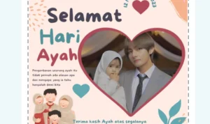 Contoh twibbon hari ayah 12 November 2023.