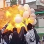 Detik-detik balon gas meledak di peringatan hari guru.