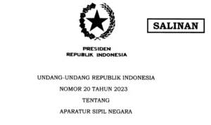 PPPK Punya Dana Pensiun! Ini Link Download PDF UU Nomor 20 Tahun 2023 tentang ASN