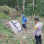 Kejadian nahas menimpa seorang tukang batu dengan inisial UK (62) yang tewas di duga akibat kecelakaan saat bekerja di Kampung Warungpeuteuy, Desa Nyalindung, Kecamatan Nyalindung. Istimewa.