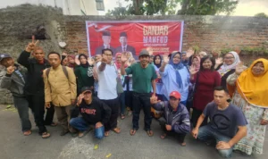 Relawan Ganjarkeun Jabar Deklarasikan Ganjar-Mahfud di Sukasari