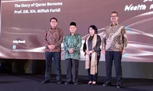 Dok. Gelar "The Story Of Quran" di Bandung, Maybank Syariah Ajak Nasabah Pahami Pengelolaan Harta Secara Finansial, Sosial, dan Spiritual. Kamis (16/11). Foto. Sandi Nugraha.