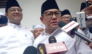 Cak Imin saat memberikan keterangan kepada wartawan. Foto : Sandika Fadilah/Jabarekspres.com