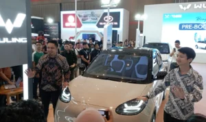 Meriahkan GIIAS Bandung 2023, Wuling Indonesia Tawarkan Promo Menarik dan Test Drive Wuling Motors (Wuling) turut meriahkan GIIAS Bandung 2023, Tawarkan Promo Menarik dan Test Drive Bagi Pengunjung. (Istimewa)