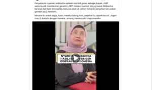 Beredar Hoax Nyamuk Wolbachia Bawa Virus LGBT, Ini Faktanya! Postingan yang menyebut nyamuk wolbachia bawa virus LGBT, cek faktanya berikut ini/ Tangkap Layar Facebook oleh Antara