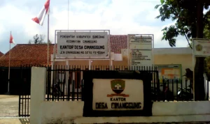 Pemandangan Kantor Desa Cimanggung, Kabupaten sumedang.