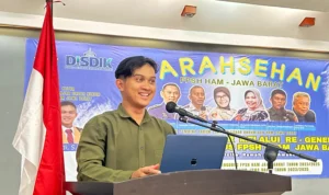 Masa kepengurusan Ketua Forum Pelajar Sadar Hukum (FPSH HAM) Jawa Barat, Nandi telah berakhir, pada Kamis (911).