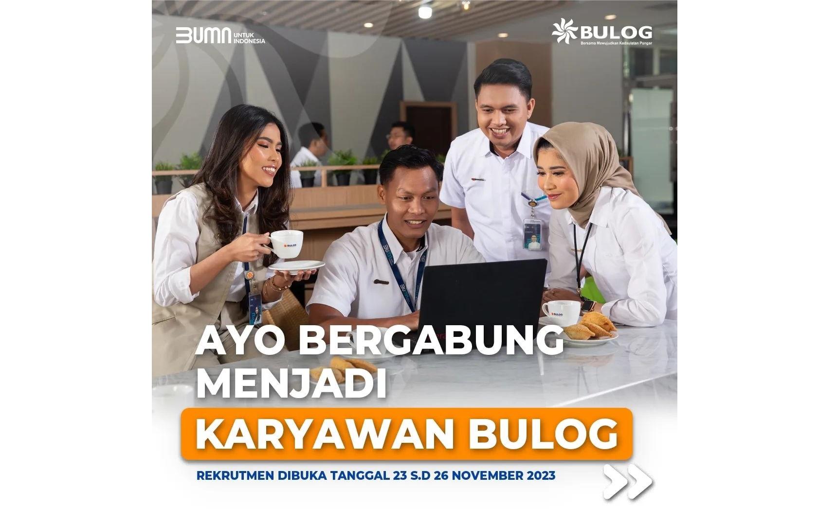 Syarat Jurusan Pelamar D3 dan S1 Loker BULOG 2023 – jabarekspres.com
