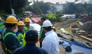 Tergerus Longsor di Batutulis, Pipa Saluran Air Bersih Milik Tirta Pakuan Langsung Direlokasi