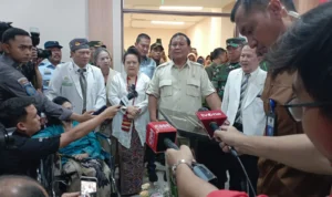 Menhan RI, Prabowo Subianto resmikan RS Salak Sadjiman Kota Bogor (1/11).