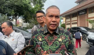 Pj Bupati Bandung Barat, Arsan Latif saat ditemui di Lembang, KBB. Jumat (3/11). Foto Jabarekspres/wit