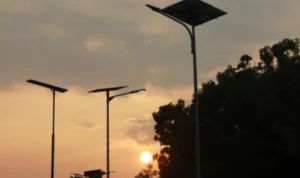 Ilustrasi: Lampu Penerangan Jalan Kota Banjar.