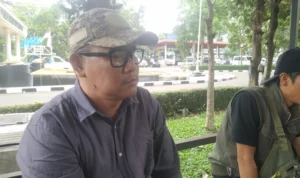 Ketua SP TSK SPSI Kabupaten Sukabumi, Moch. Popon.