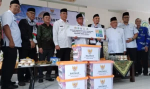 Doc. Donasi untuk Palestina yang telah terkumpul melalui Baznas Kota Cimahi pada Baznas RI (mong)