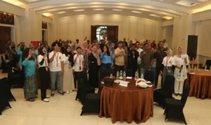 Wakil Walikota Bogor Drs.H. Dedie A. Rachim, M.A resmikan pelatihan pengurus bank sampah se-Kota Bogor yang diinisiasi CCEP Indonesia / iSTIMEWA