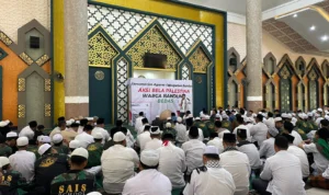 Gelar Aksi Bela Palestina, 5.000 Orang Padati Masjid Al Fathu Soreang Kabupaten Bandung
