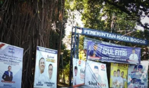 Bawaslu Sebut 543 Spanduk Baliho Parpol di Kota Bogor Melanggar Aturan