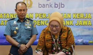 Perkuat Sinergitas, bank bjb Tandatangani PKS dengan TNI AL bank bjb PKS TNI AL