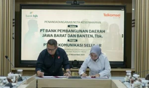 Tingkatkan Sinergi dan Kolaborasi, bank bjb dan Telkomsel Tandatangani MoU bank bjb dan telkomsel
