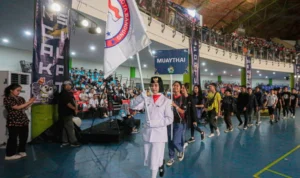 11.819 Atlet Berebut Juara Portue Bandung Championship 2023 11.819 atlet merayakan prestasi dan pencapaian mereka pada Closing Ceremony Pekan Olahraga Tunggal Event (Portue) Bandung Championship 2023 di Youth Center Sport Jabar Arcamanik, Selasa 31 Oktober 2023 malam.