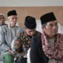 Para Kiai saat Halaqoh Kebangsaan Jaringan Ahlussunah Wal Jamaah Indonesia di Pondok Pesantren Darul Hikam Kecamatan Cipaku, Kabupaten Ciamis, Minggu 26 November 2023.