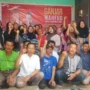 Relawan Ganjarkeun Jabar Kecamatan Panyileukan mendeklarasikan dukungan penuh bagi Ganjar-Mahfud di Posko Kp. Wareng, Kel. Cipadung, Kec. Panyileukan, Kota Bandung.
