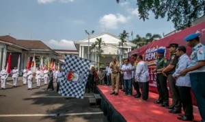 Gaungkan Deklarasi Damai, Kirab Pemilu 2024 Kota Bogor Pawai di 6 Kecamatan