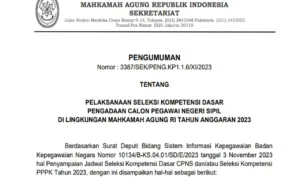 Jadwal dan Lokasi SKD CPNS Mahkamah Agung 2023 Resmi!
