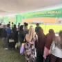 Pelaksanaan Gerakan Pangan Murah yang Digelar DKPP Jabar di Desa Cinunuk, Kecamatan Cileunyi, Kabupaten Bandung. (Yanuar/Jabar Ekspres)