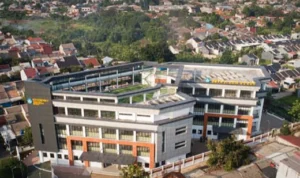 Habiskan Rp34 Miliar, Pemkot Bogor Sukses Bangun Sekolah Megah Tampak bangunan Sekolah Satap Kota Bogor di Kelurahan Kencana, Kecamatan Tanah Sareal. (Yudha Prananda / Jabar Ekspres)