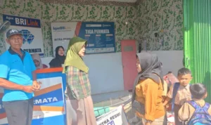 Kondisi BRI Link Pasir Gaok setelah kejadian, Kamis 14 Desember 2023.