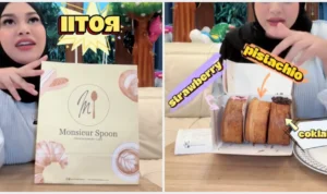 Viral Cromboloni dari Monsieur Spoon, Cek Daftar Outlet dan Harganya/ Kolase TikTok @aureliehermansyahatta