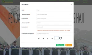 Cara Daftar Petugas Haji 2024 Resmi di Web Kemenag/ Tangkap Layar haji.kemenag.go.id