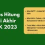 Infografis Cek Rumus dan Cara Hitung Nilai Akhir PPPK 2023, di Bawah Ini Dijelaskan Contoh Perhitungannya/ JE
