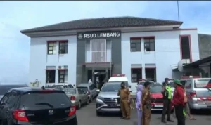 TPT RSUD Lembang Ambruk Nyaris Timpa Ruang Manajemen