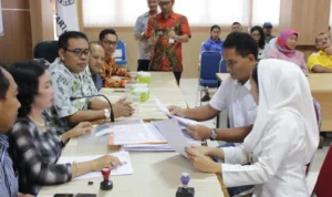 Ilustrasi caleg mendaftarkan diri di KPU dalam persiapan Pemilu 2024 / iIstimewa