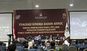Ratusan Anggota PPS KBB Ikuti Giat Evaluasi Kinerja Badan Adhoc