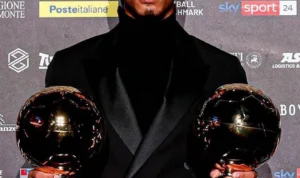 Pemain anyar Real Madrid, Jude Bellingham sabet gelar Golden Boy 2023.